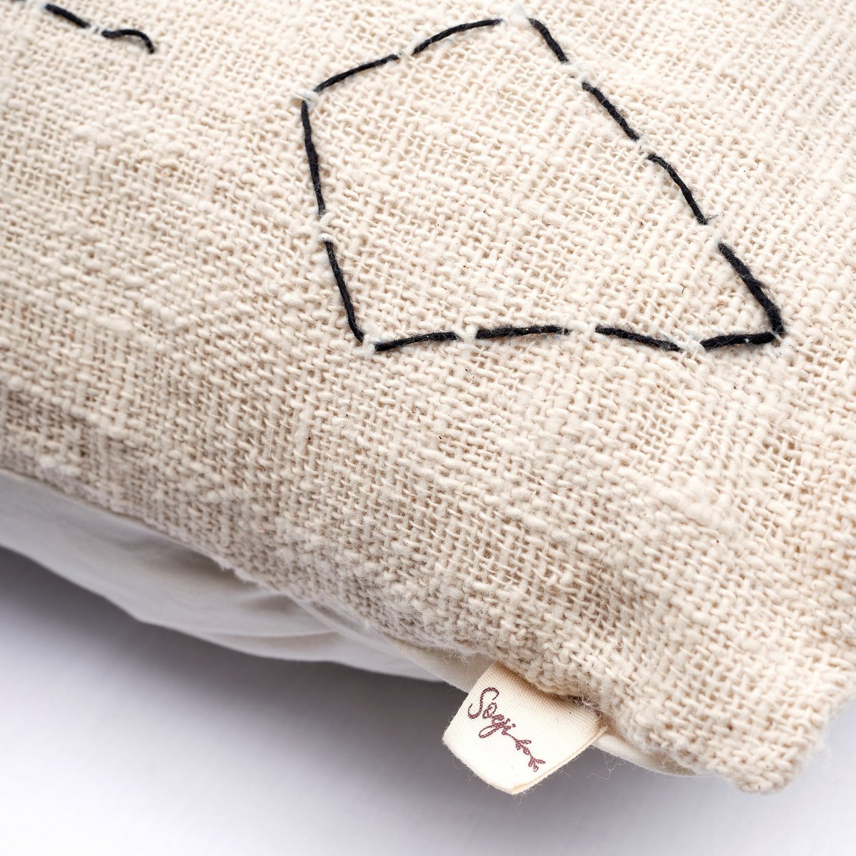 Handwoven Pillow Case SERAJA 40x40 or 50x50 cm Decorative Cushion Cover Sofa Cushion Made of Cotton - CozyVibe.eu