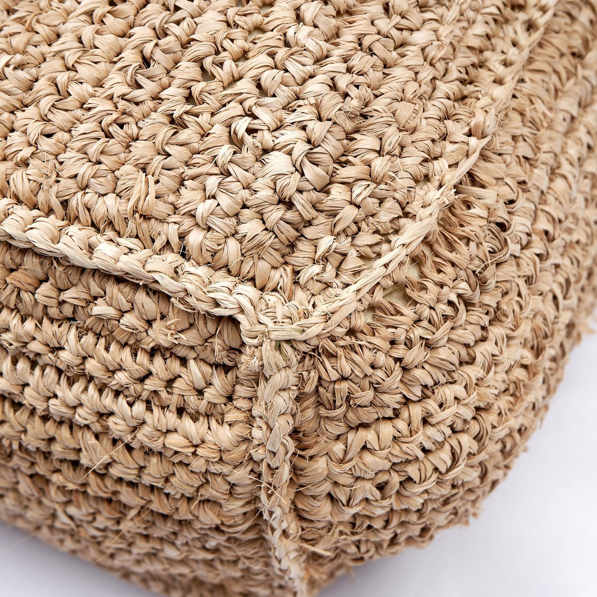 Pouf | Beanbag PADAR made of Raffia - CozyVibe.eu
