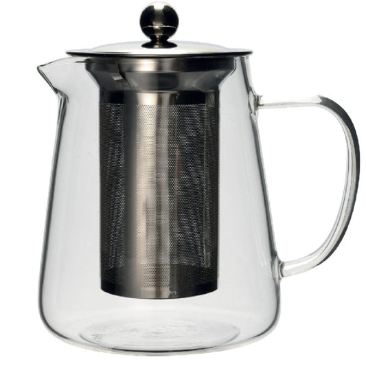 Stainless steel filter teapot 750ml - CozyVibe.eu