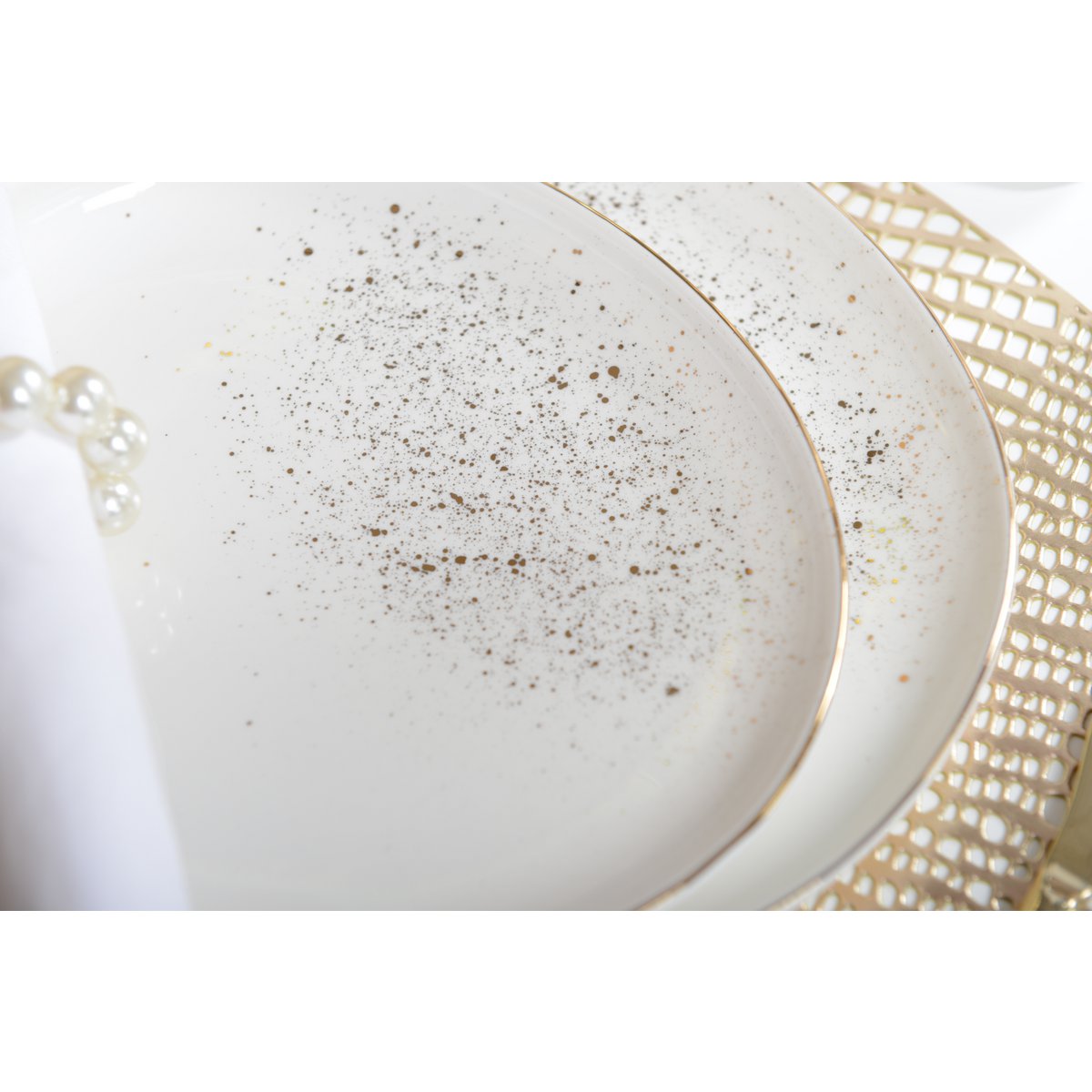Elegant Chimera collection porcelain plate, ideal for stylish tableware and home decor | CozyVibe