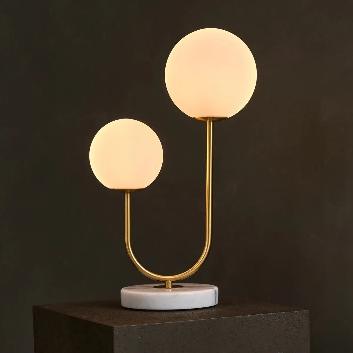 Giorgia Marble and Glass Table Lamp