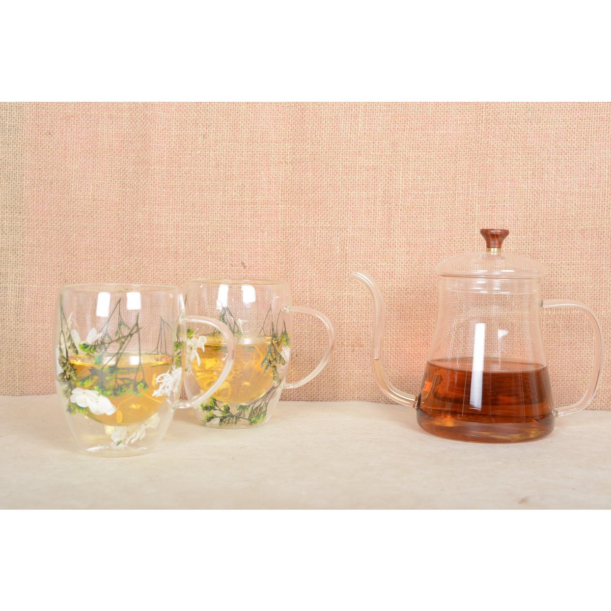 650ml glass teapot - CozyVibe.eu