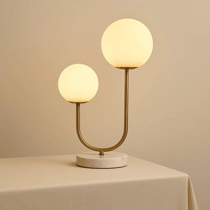 Giorgia Marble and Glass Table Lamp
