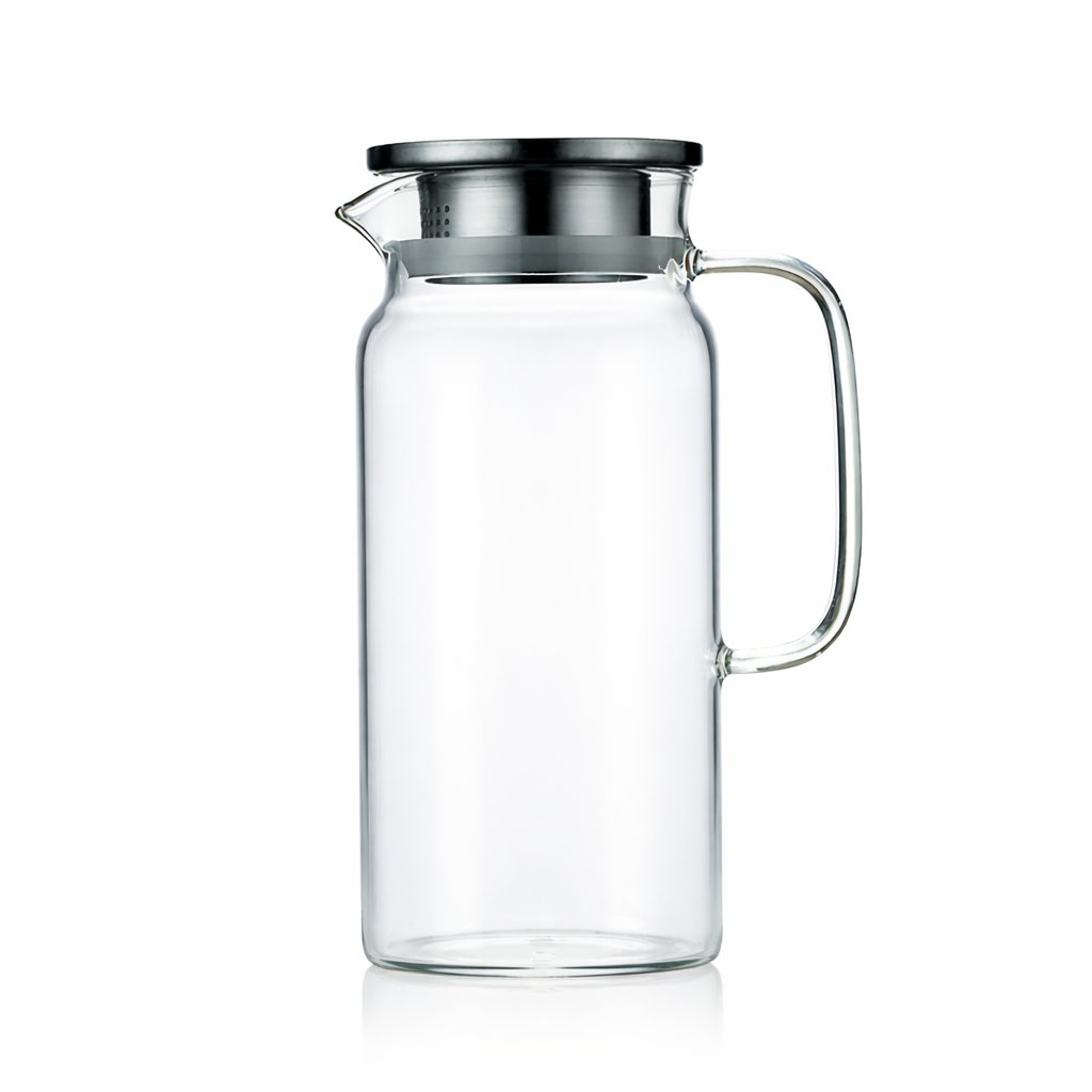 Glass Water Carafe 1.2 L refreshing water serving