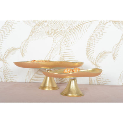 Gold Cake Stand on Foot glass luxury dessert stand