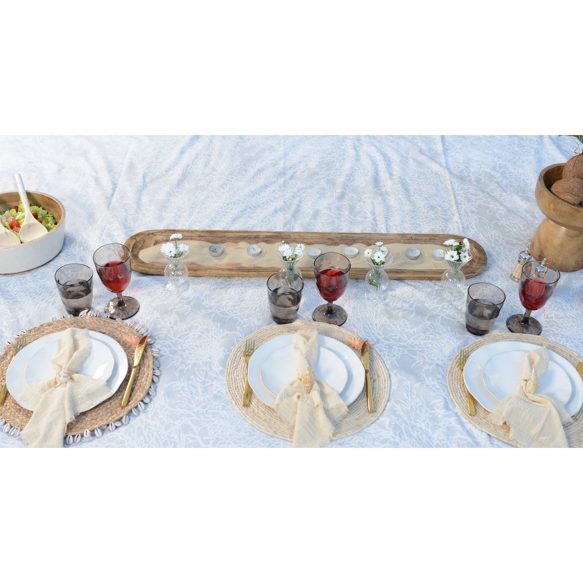 Acrylic brown water glasses - Lot of 6 cups - CozyVibe.eu