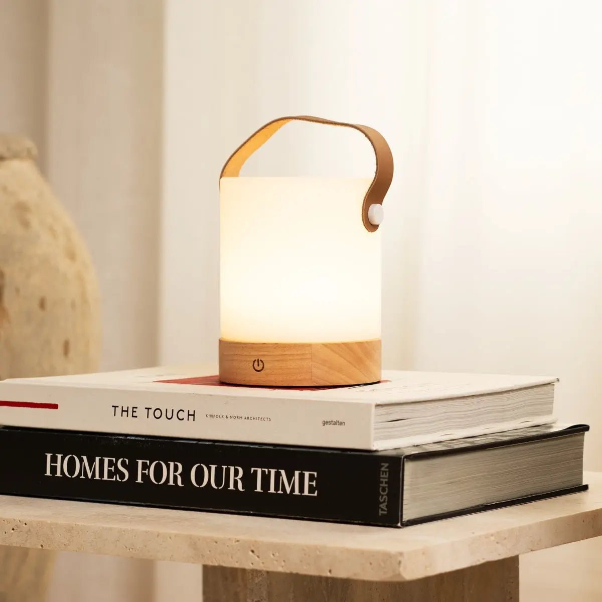 Avery LED table lamp, portable, rechargeable and dimmable