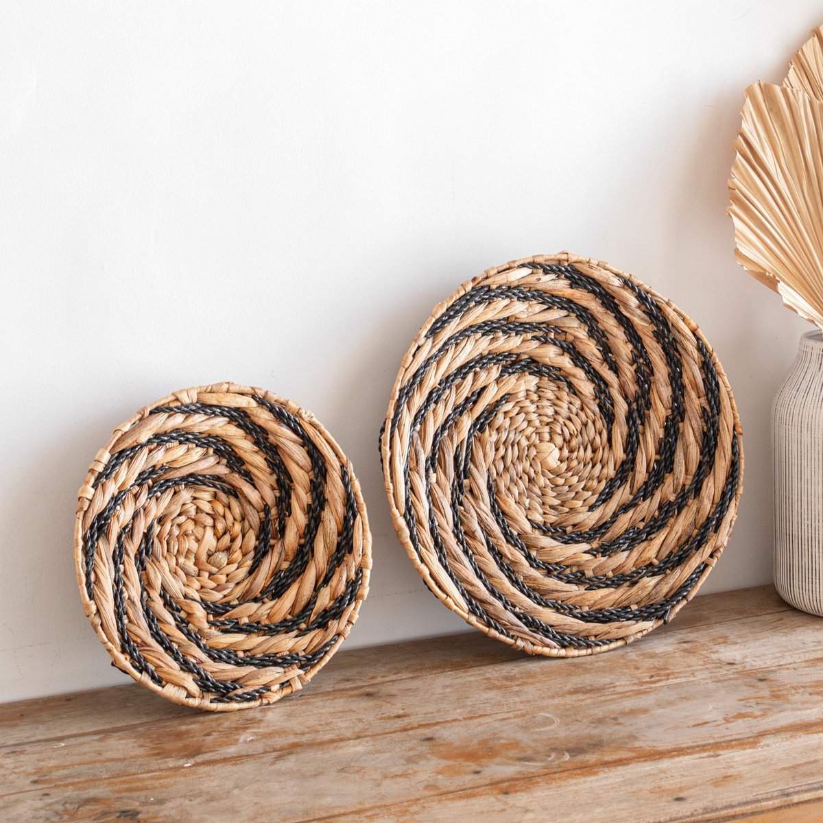 BANDUNG Wall Basket | Water Hyacinth Boho Decorative Bowl - CozyVibe.eu