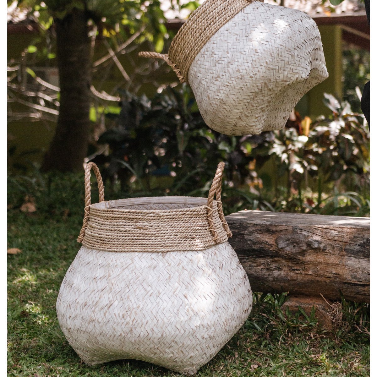 Handmade Benoa basket for cozy home décor by CozyVibe

