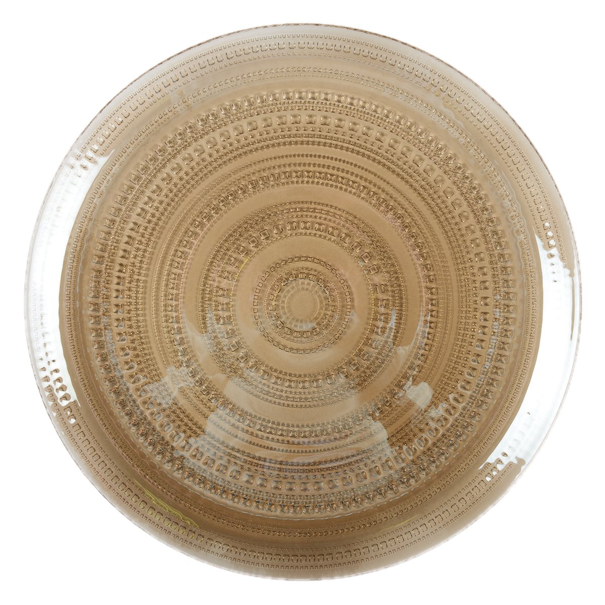 Caesar bord van rookglas – Elegante ronde tafeldecoratie