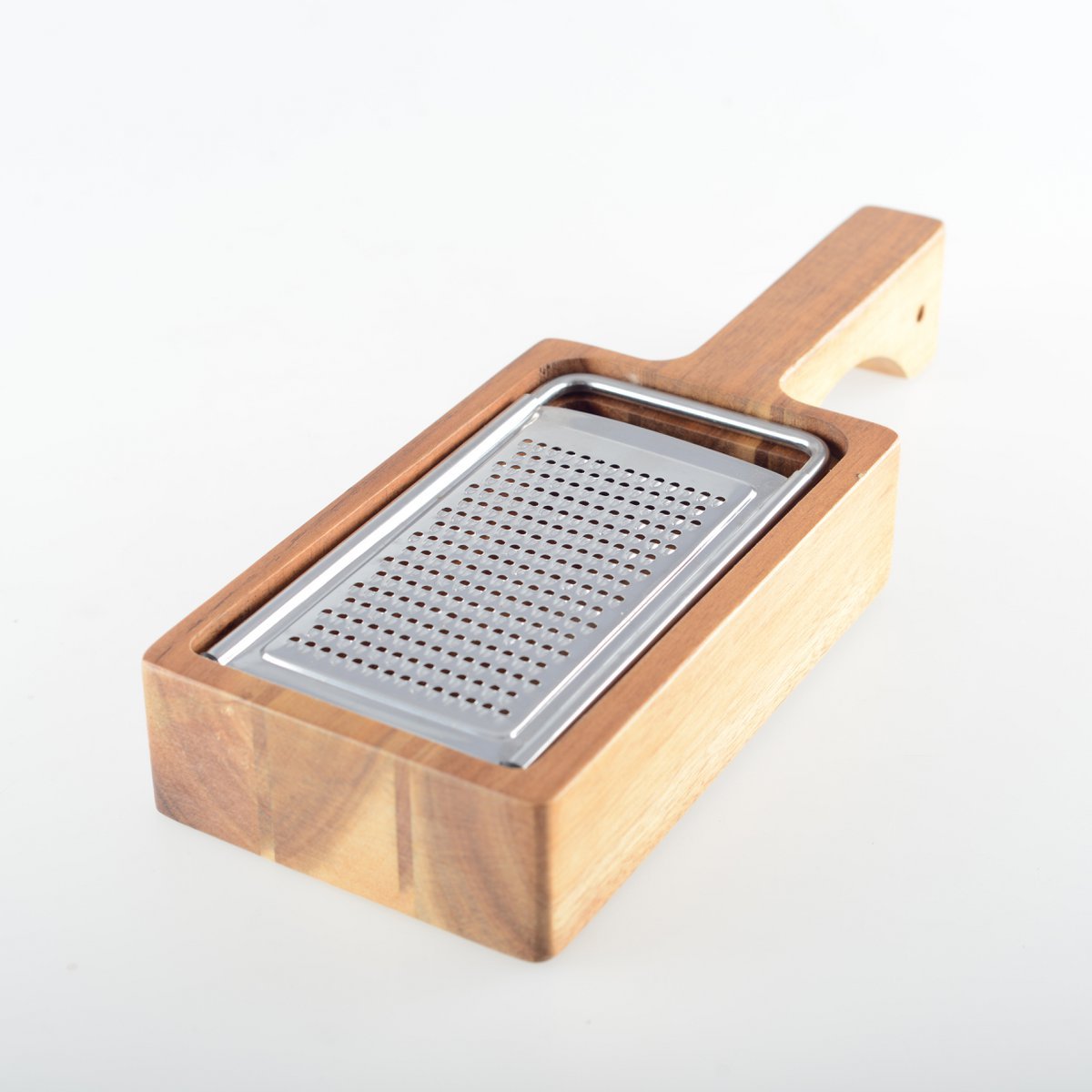 Cheese Grater with Acacia Handle – Stylish & Durable Kitchen Tool - CozyVibe.eu