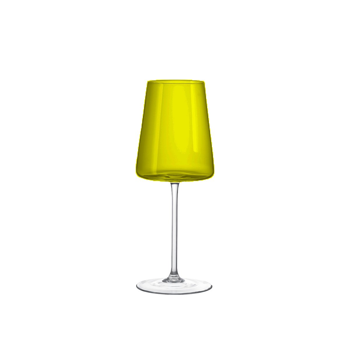 Set van Multicolor Wijn Glazen – 6 Stuks 400ml Proefstijl