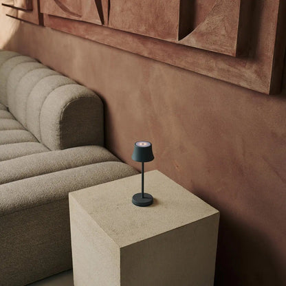 De Pijp Mini – Rechargeable Table Lamp | Stylish Mouse Grey - CozyVibe.eu