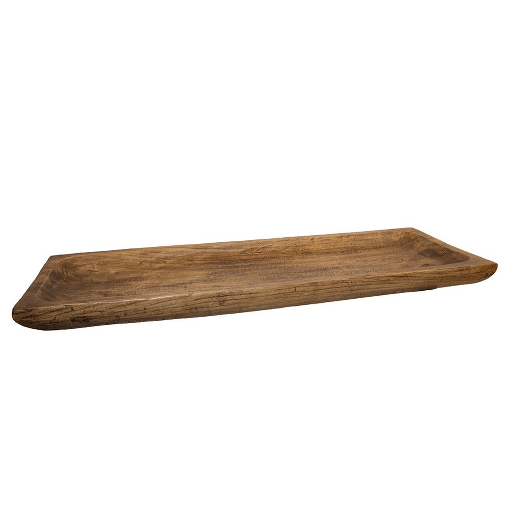 Decorative wooden tray 80x28x4.5cm - CozyVibe.eu