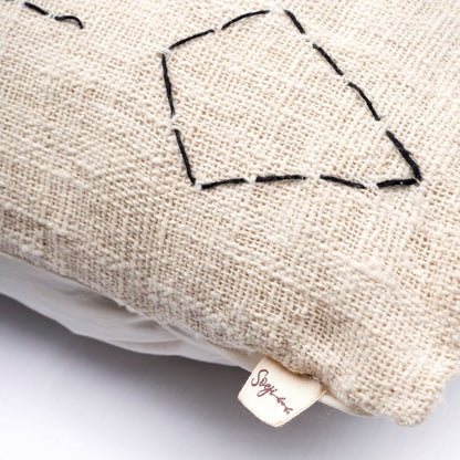 Handwoven Pillow Case SERAJA 40x40 or 50x50 cm Decorative Cushion Cover Sofa Cushion Made of Cotton - CozyVibe.eu