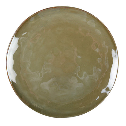 Stylish khaki ceramic plate for home decor and table decoration | CozyVibe

