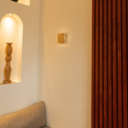 CozyVibe Lane cordless wooden wall lamp with warm rechargeable lighting