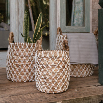 Laundry Basket | Plant Basket | Storage Basket KUBU made from Banana Fibre (3 sizes) - CozyVibe.eu