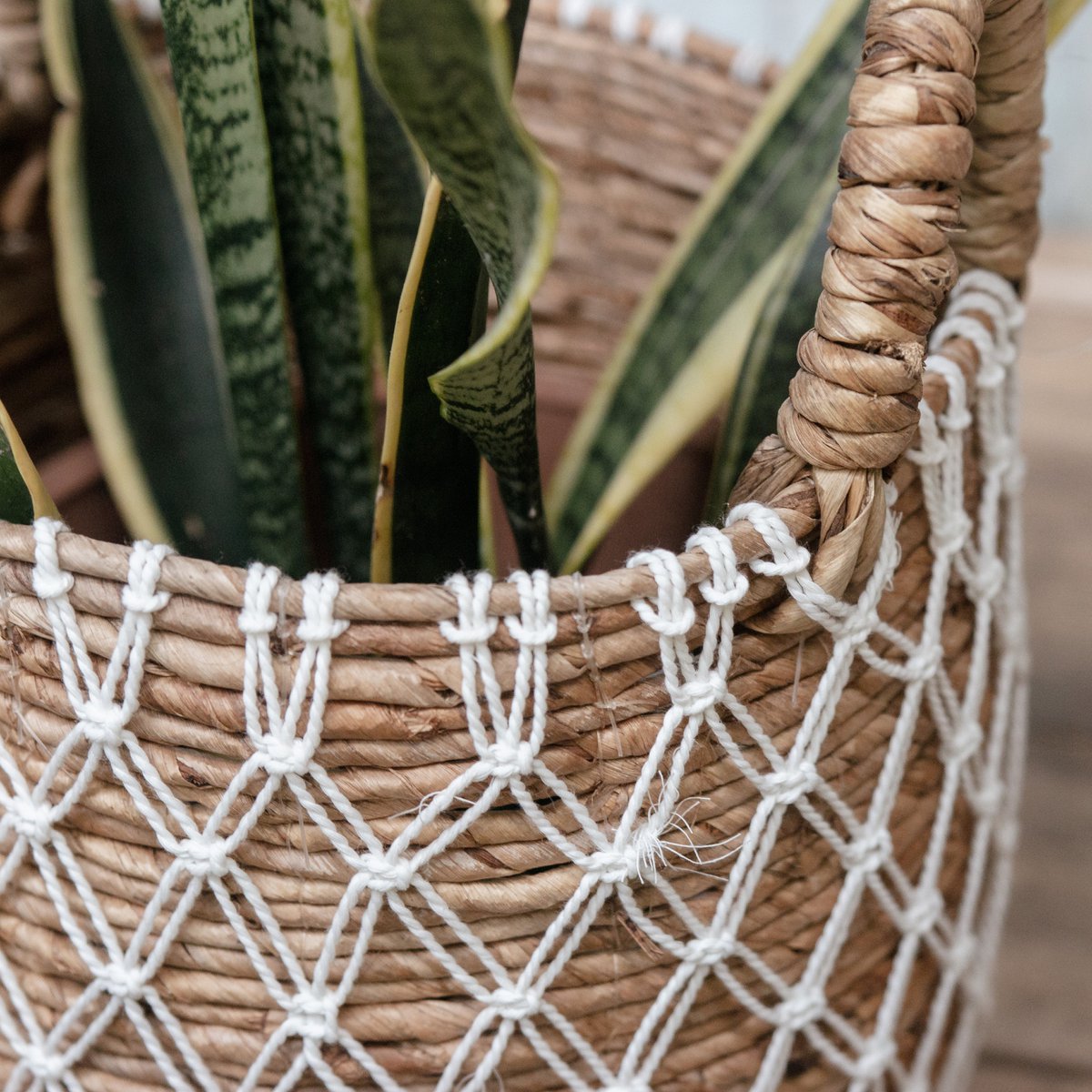 Laundry Basket | Plant Basket | Storage Basket KUBU made from Banana Fibre (3 sizes) - CozyVibe.eu