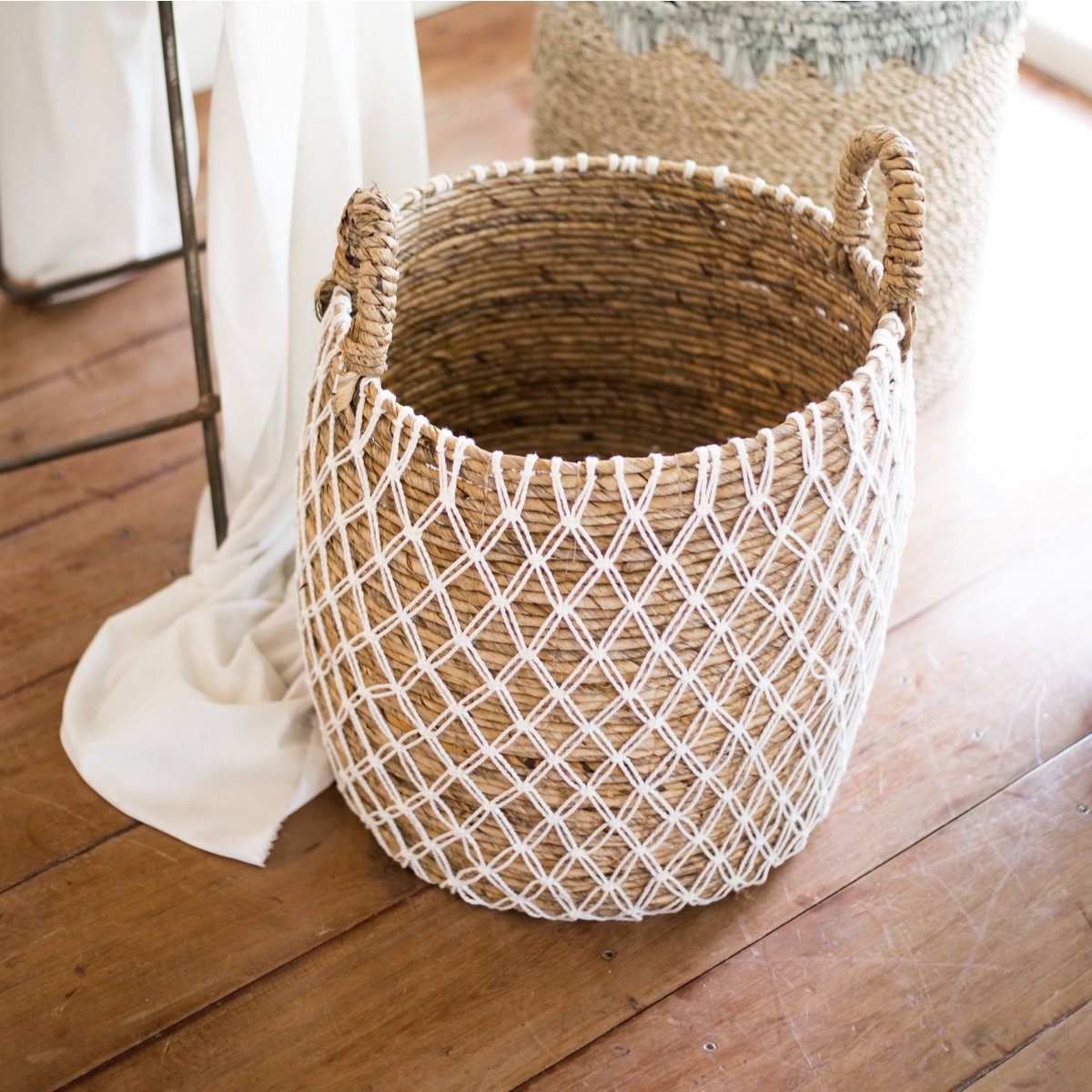 Laundry Basket | Plant Basket | Storage Basket KUBU made from Banana Fibre (3 sizes) - CozyVibe.eu