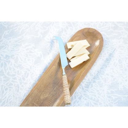 Long wooden oval decorative tray 50x13x3cm - CozyVibe.eu
