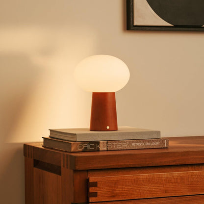 Max Chestnut – Wooden Lamp | Rechargeable & Stylish Lighting - CozyVibe.eu