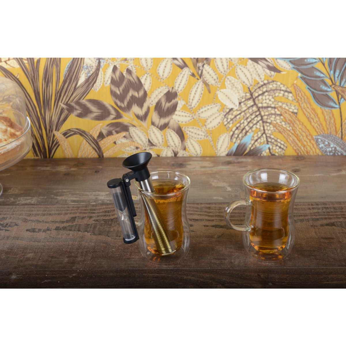 Pass tea with black timer - CozyVibe.eu