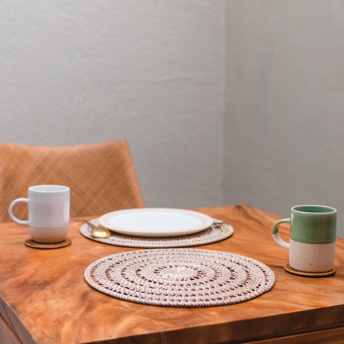 Iluh placemats – 35 cm rotan in bohostijl