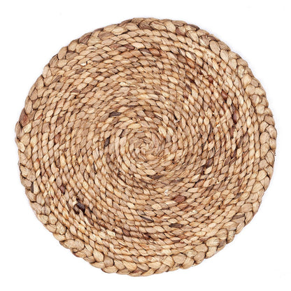 Placemat (Set of 2, 4 or 6) PANDAWA 38 cm | Boho Table Mat made of Waterhyacinth - CozyVibe.eu