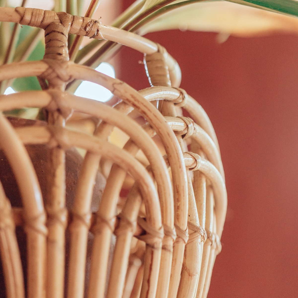 Handmade Rahina rattan basket for cozy home décor by CozyVibe
