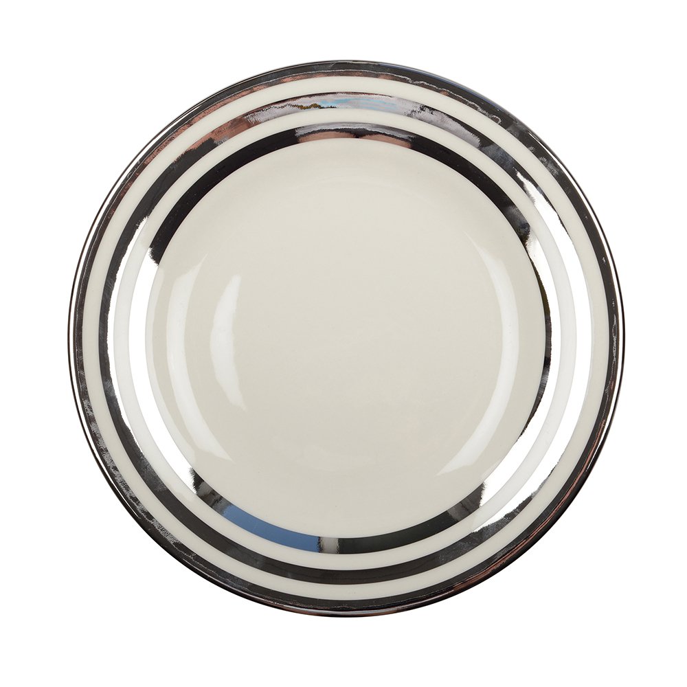 Plate Triple Silver Color - CozyVibe.eu