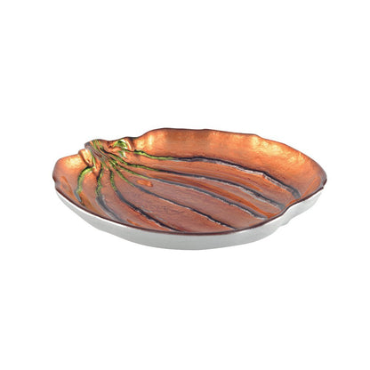 Pumpkin orange dinner plate 23X22X3.8CM - CozyVibe.eu