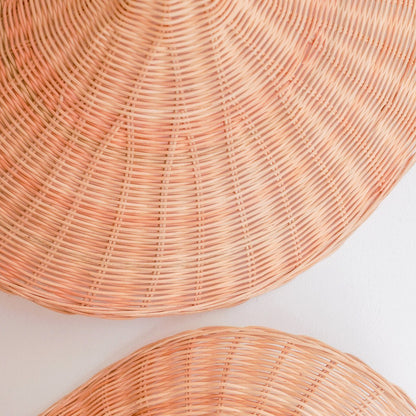 CozyVibe SAYAN rattan pendant lamp styled in cozy home décor