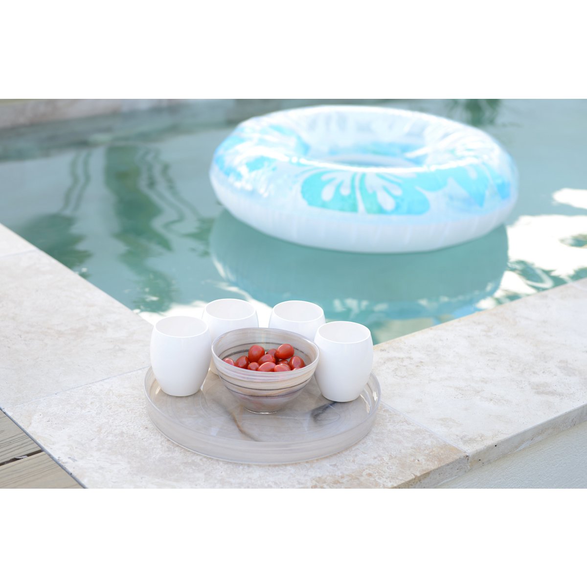 Stylish Sahara glass bowl for home decor and table decoration | CozyVibe

