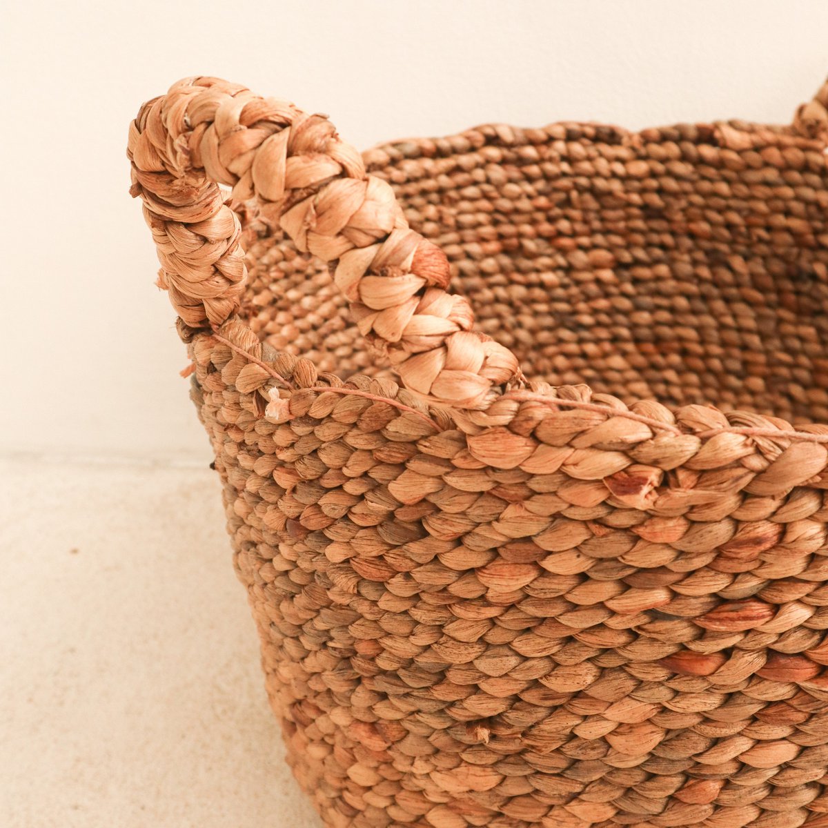 SAMU Basket – Water Hyacinth Storage Set 3 Sizes - CozyVibe.eu