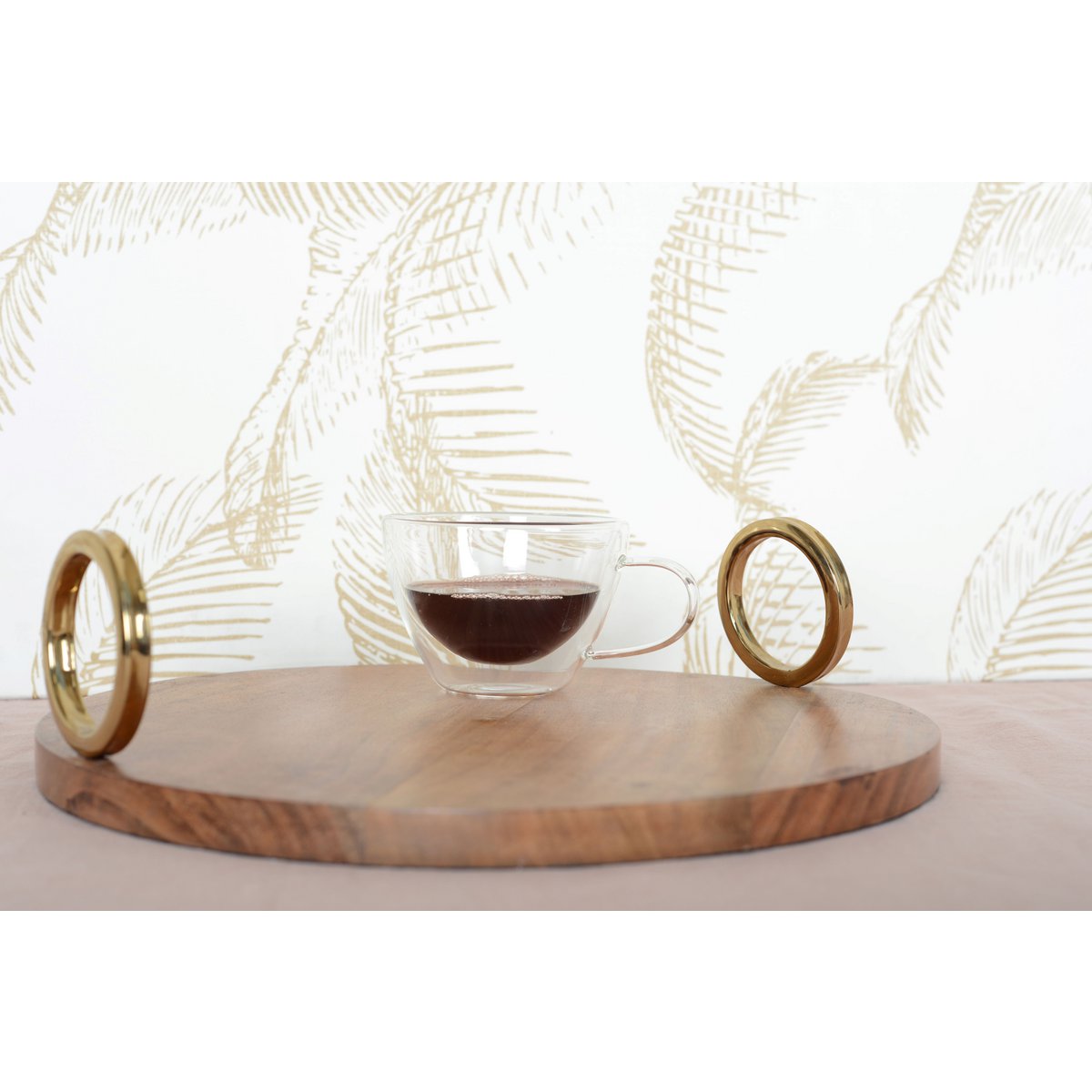 Set of 2 tea cups in double wall glass - CozyVibe.eu