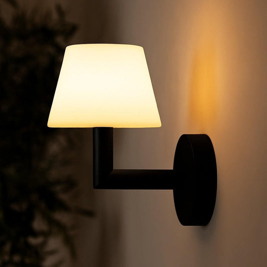 Ted Black – Wooden Rechargeable Wall Lamp | Cordless & Dimmable - CozyVibe.eu