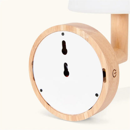 Ted modern wooden lamp for walls, rechargeable and dimmable