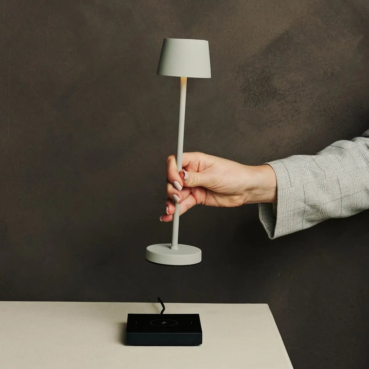 Vondel Mini Shadow Grey Lamp – cosy vibes