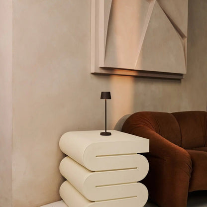 Vondel Mocha Brown Rechargeable and Cordless Lamp - CozyVibe.eu