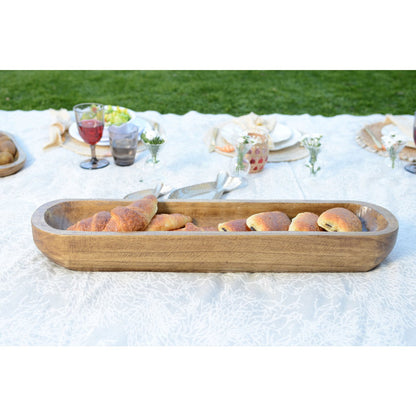 Wooden decorative cut 81x17x10cm - CozyVibe.eu